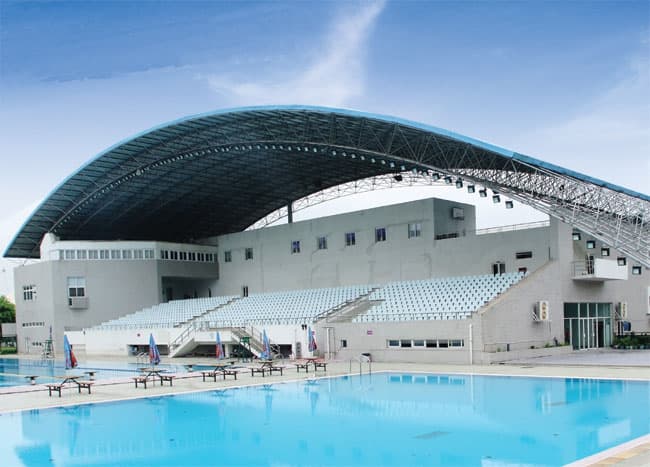 格尔木游泳馆网架